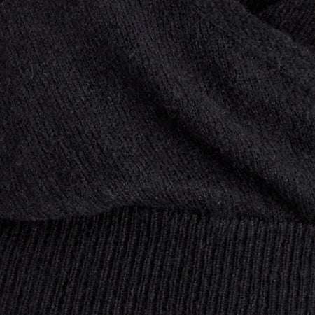 Nilza Wrap Top in Knit Black