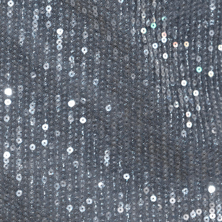 Garida Mini Skirt in Knit Sequin Charcoal