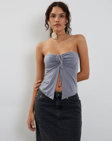 Kavya Top in Heart Flock Grey