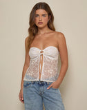 Image of Gretali Top in Fresia Broderie Ivory