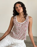 Image of Grodita Vest Top in Pretty Ditsy