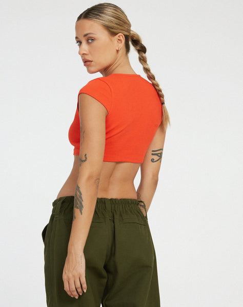 image of Guanna Crop Top in Red