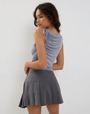 Image of Hagne Vest Top in Silver