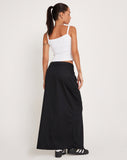 Image of Haisley Cargo Maxi Skirt in Black