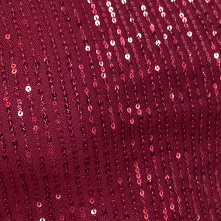 Hala Top in Drape Mini Sequin Maroon