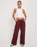 Images of Hansa Cargo Trouser in Burgundy