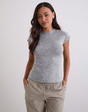 Image of Hanuva Top in Knit Grey