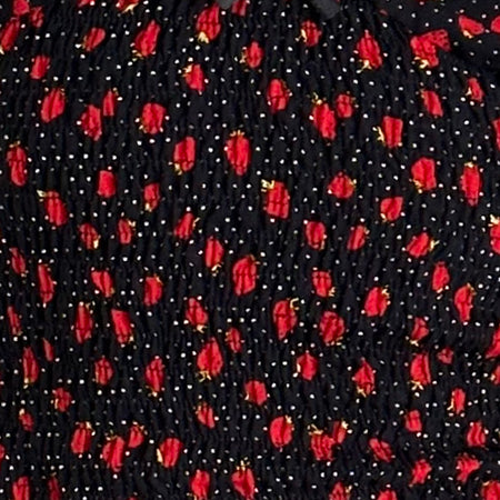 Hevalis Top in Strawberry Polka Black