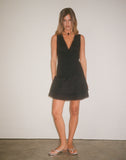 Image of Hevosia Ruched Mini Dress in Black