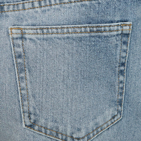 High Rise Barrel Jean in Bleu