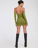 image of Hojay Mini Dress in Khaki