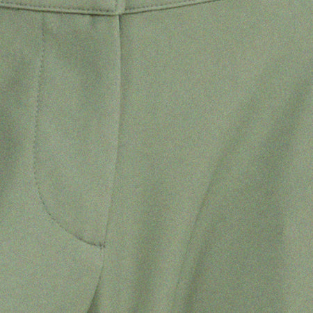 Hondra Wide Leg Trouser in Ashy Green