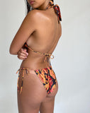 Image of Leyna Bikini Bottom in Orchid Sunset