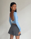 Image of Xiabon Long Sleeve Top in Nantucket Blue