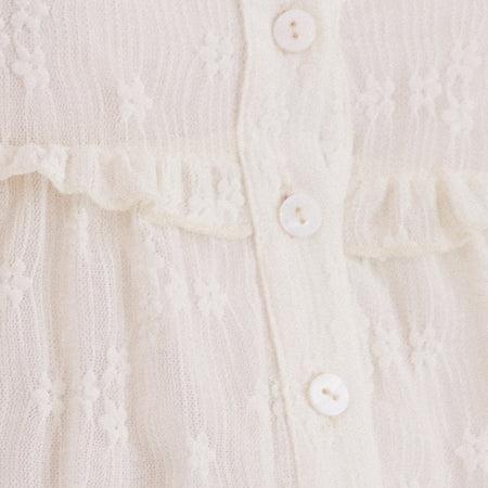 Immy Blouse in Lace Ivory