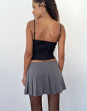 Image of Indus Cami Top in Rosette Black