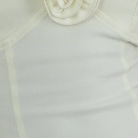 Indus Cami Top in Cream with Rosette Feature