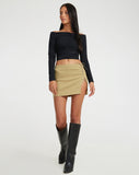 image of Iram Mini Skirt in Tan