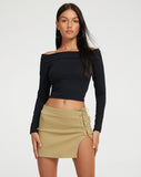 image of Iram Mini Skirt in Tan