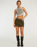 image of Vasque Crop Top in Sandstorm Grey