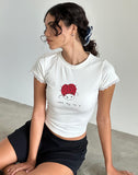 Image of Izzy Top in Off White 'Dont Bug Me'