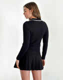 Image of Jaiko Cardi in Knit Black