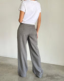 Image of Jaliba Smart Trouser in Grey Pinstripe Tailoring