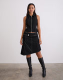 Image of Janae Vest in Denim Black Wash