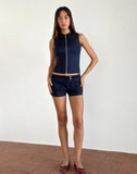 Image of Janae Vest Top in Chambray Denim