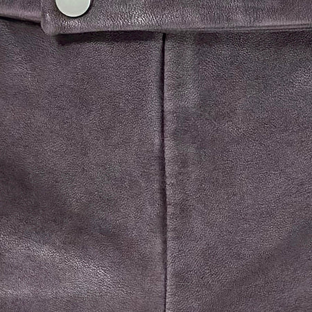 Jarli Hot Pants in Distressed PU Washed Plum