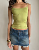 Image of Jasila Vest Top in Green