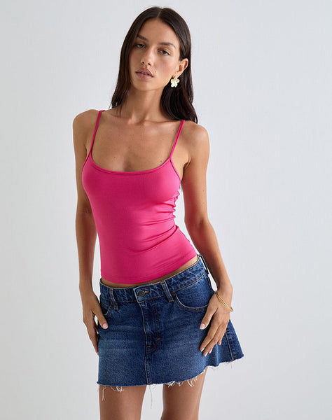 Image of Jasila Vest Top in Hot Pink