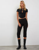 Image of Yahia Corset Top in Black