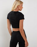 Image of Yahia Corset Top in Black