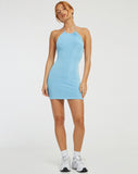 image of Jedida Mini Dress in Blue