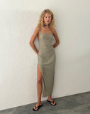 Image of Jenaya Knitted Midi Dress in Sage