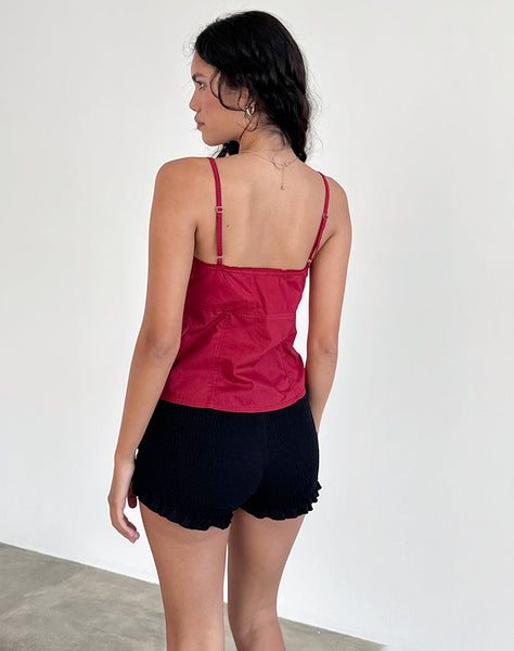 Image of Jepuni Cami Top in Adrenaline Red