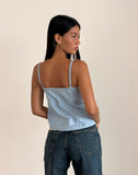 Image of Jepuni Cami Top in Nantucket Blue Poplin