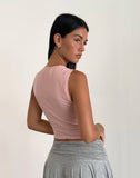 Image of Jinisa Corset Top in Pink Lady