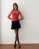 Image of Jinisa Corset Top in Red Polka