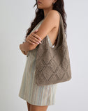 Image of Fika Crochet Bag in Brown