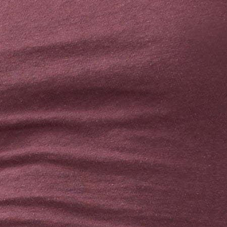 Jojes Dipped Hem Tee in Cotton Hemp Mauve