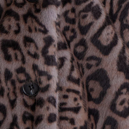 Joji Jacket in Warm Grey Leopard