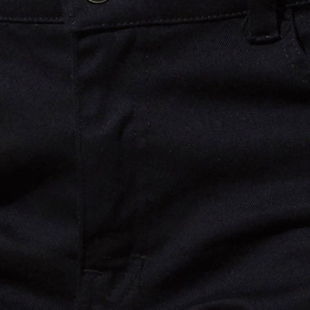 Jopan Flare Trouser in Twill Black