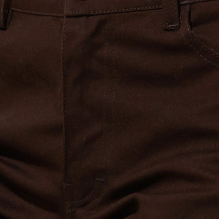 Jopan Flare Trouser in Twill Bitter Chocolate