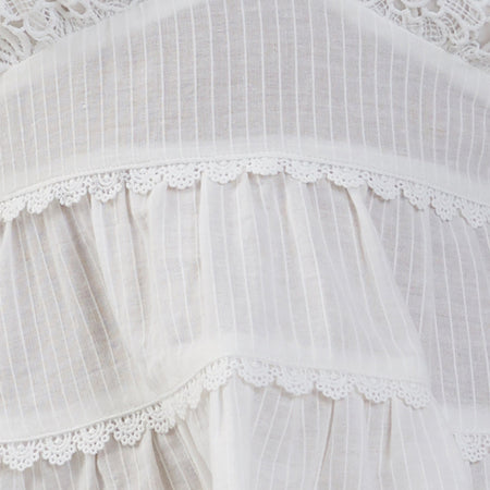 JUANITA HALTER TOP CROCHET WHITE