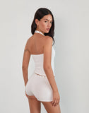 Image of Kento Hot Pant in Ivory with Eyelets