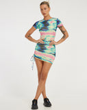 image of Julep Mini Dress in Multi Blur Orb Navy