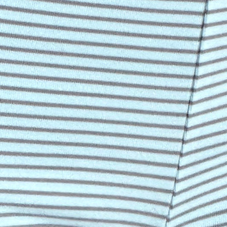 Sera Micro Short in Blue and Grey Jersey Stripe