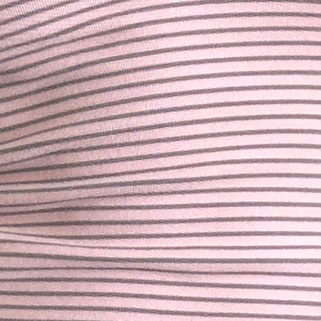 Jules Halter Top in Pink and Grey Jersey Stripe